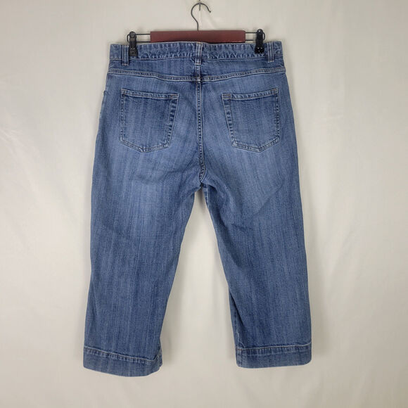 Austin Clothing‎ Jeans Womens 10 Blue Mid Rise Authentic Fit Capri Denim W33xL21 - Picture 2 of 12